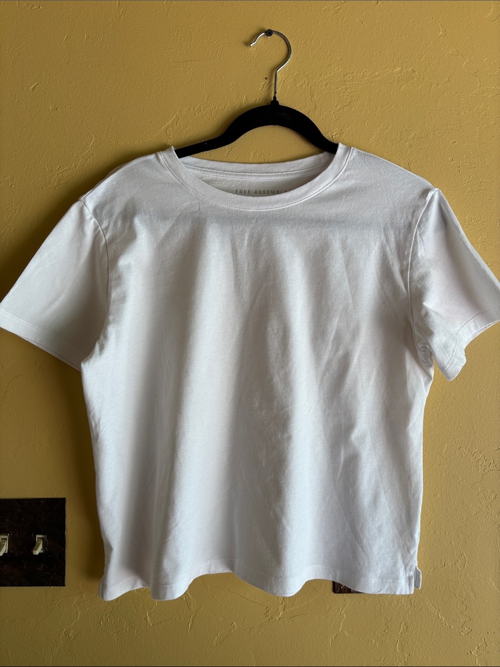 Classic White Short Sleeve Crewneck Tee